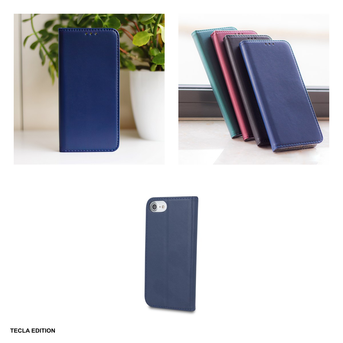 Husa Smart Magnetic pentru Xiaomi 17T Pro, tip carte cu inchidere magnetica, Bleumarin [3]