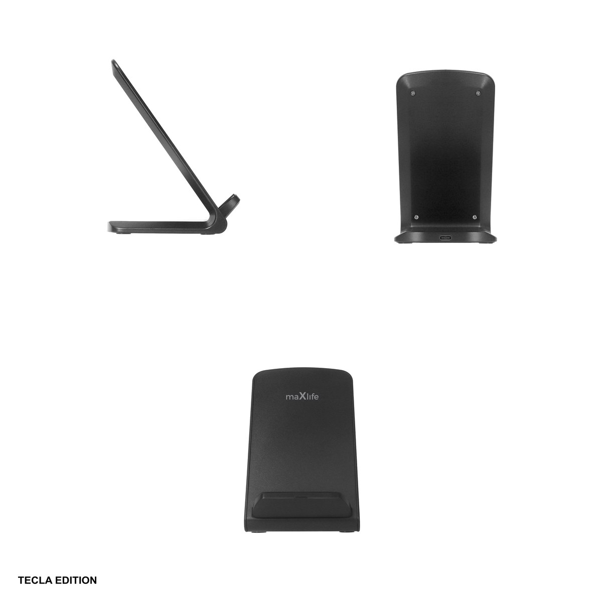 Incarcator wireless Maxlife MXWC-07, 15W, Fast Charge, Negru [3]
