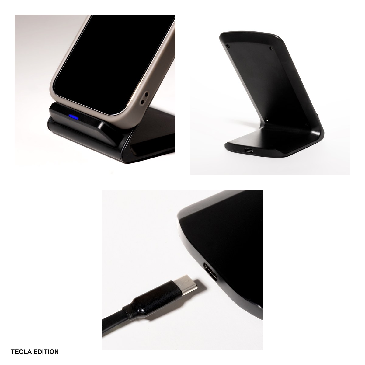 Incarcator wireless Maxlife MXWC-07, 15W, Fast Charge, Negru [5]