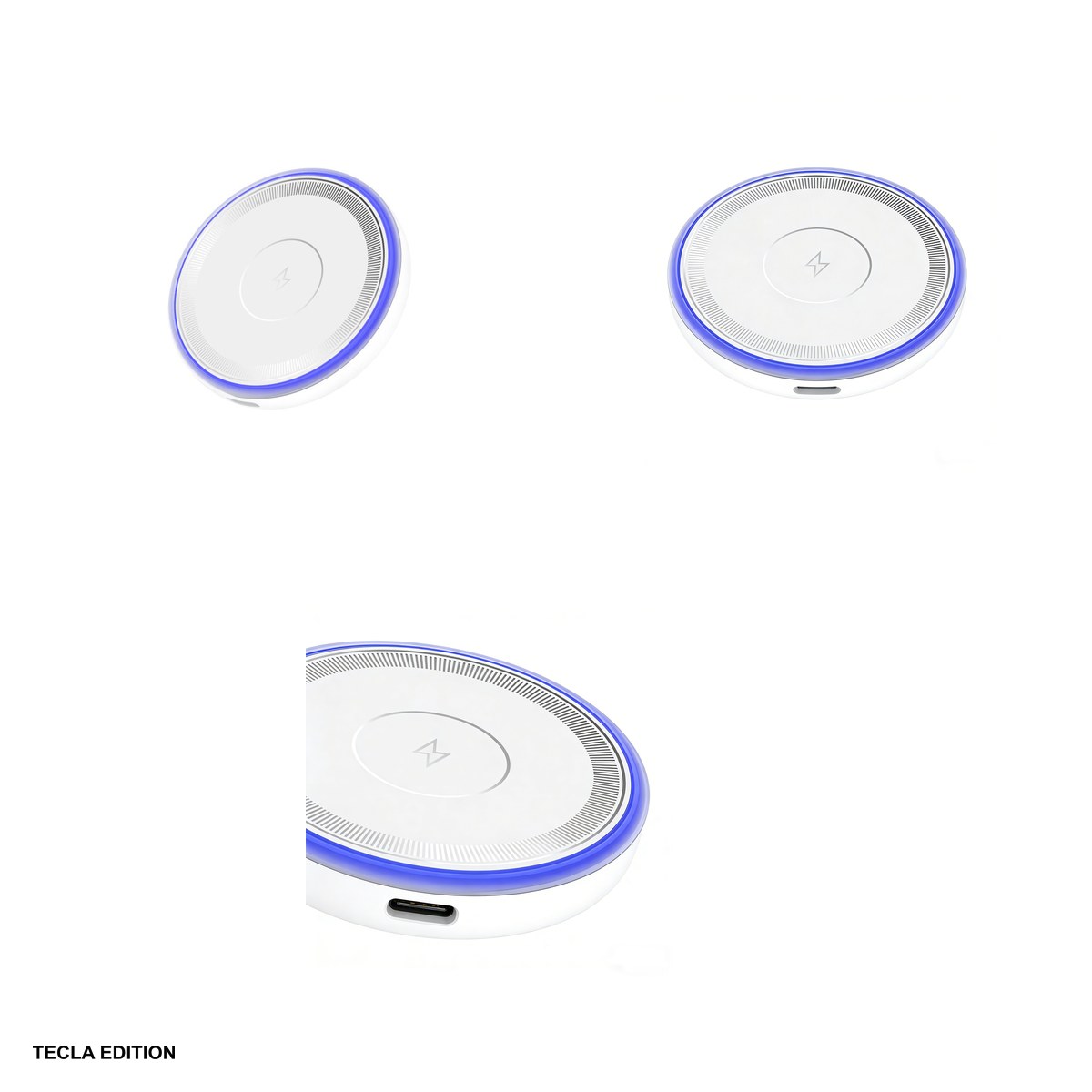 Incarcator wireless XO CX042, 15W, Fast Charge, Alb [3]