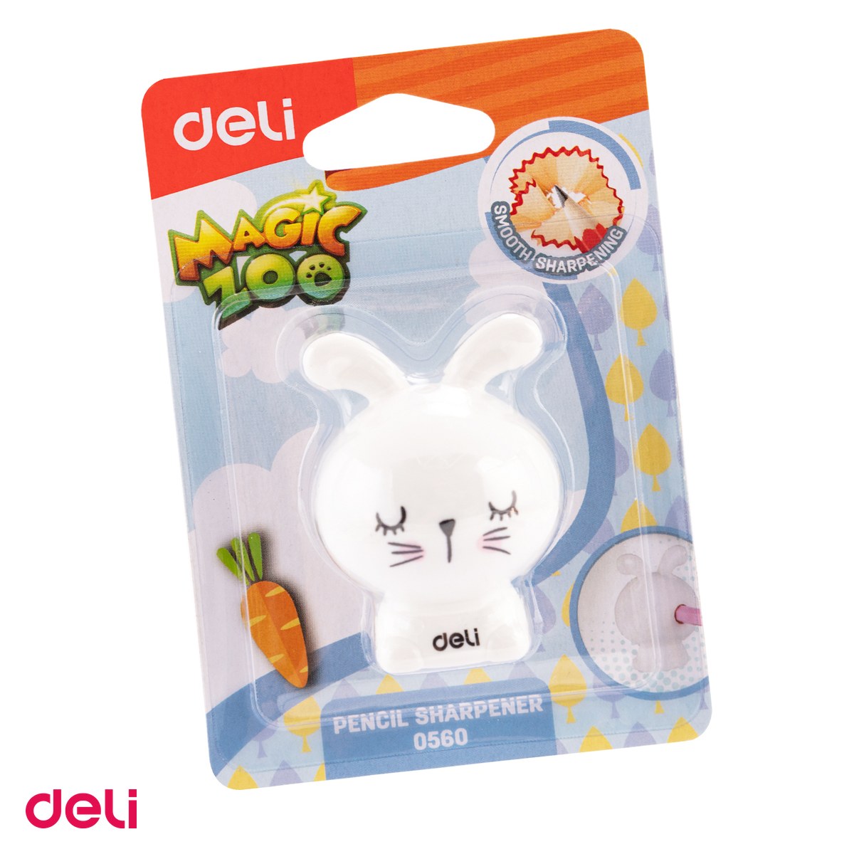 Accesorii birou - Ascutitoare Deli Container Zoo, din plastic