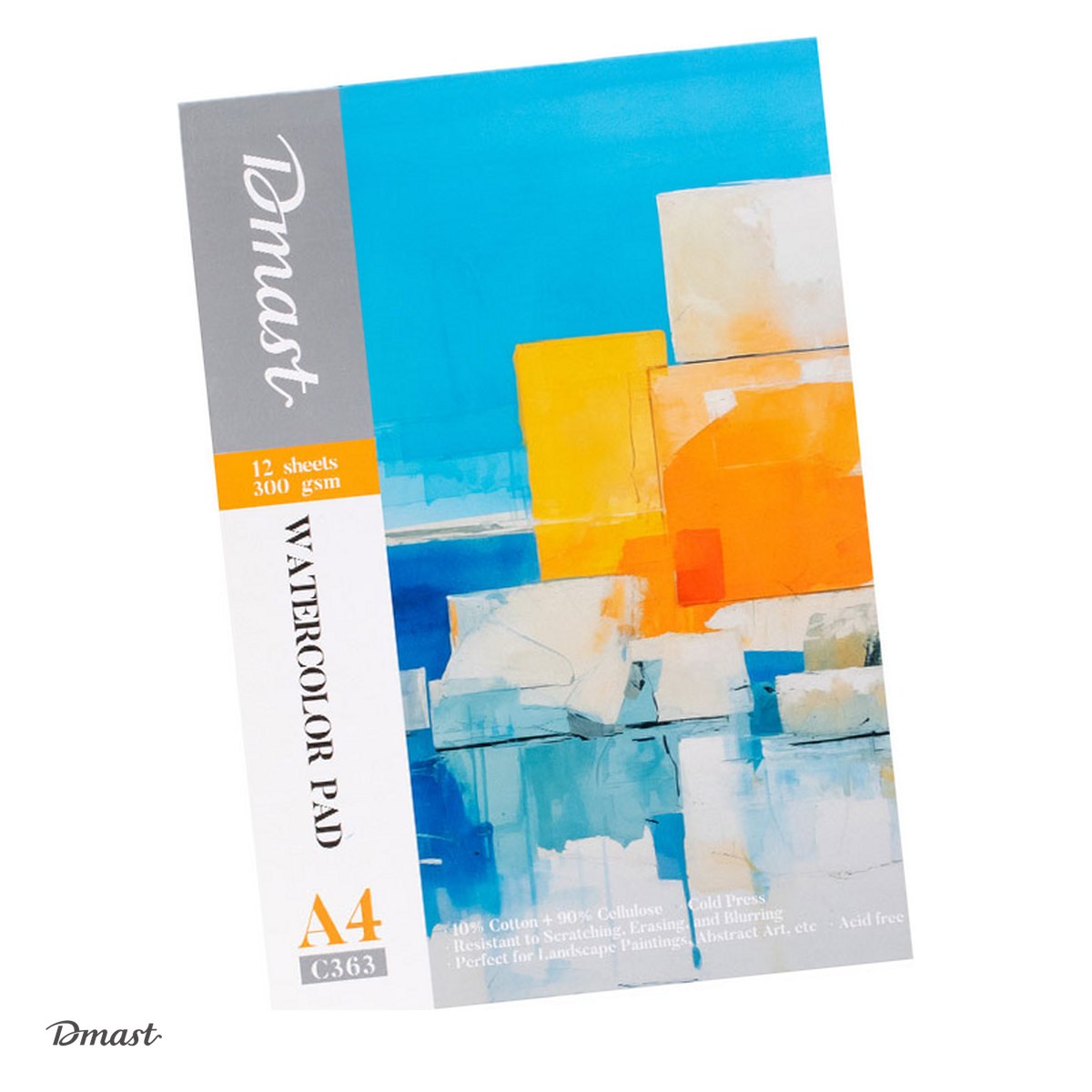 Blocuri de desen - Bloc de desen Dmast by Pebeo A4, 12 file, 300 g/mp, acuarela