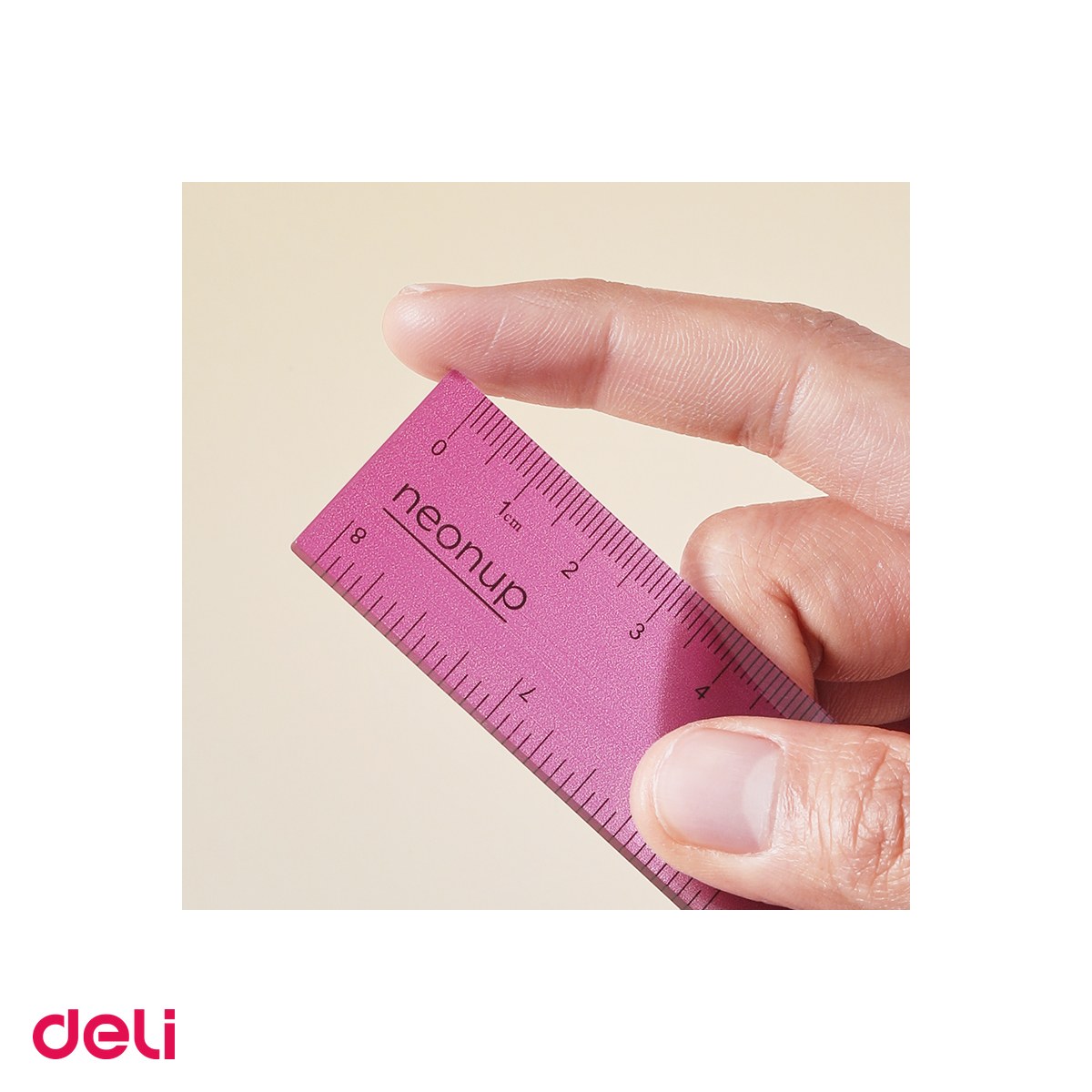 Set 10 rigle Deli Gradient Neonup, din plastic, 20 cm [4]