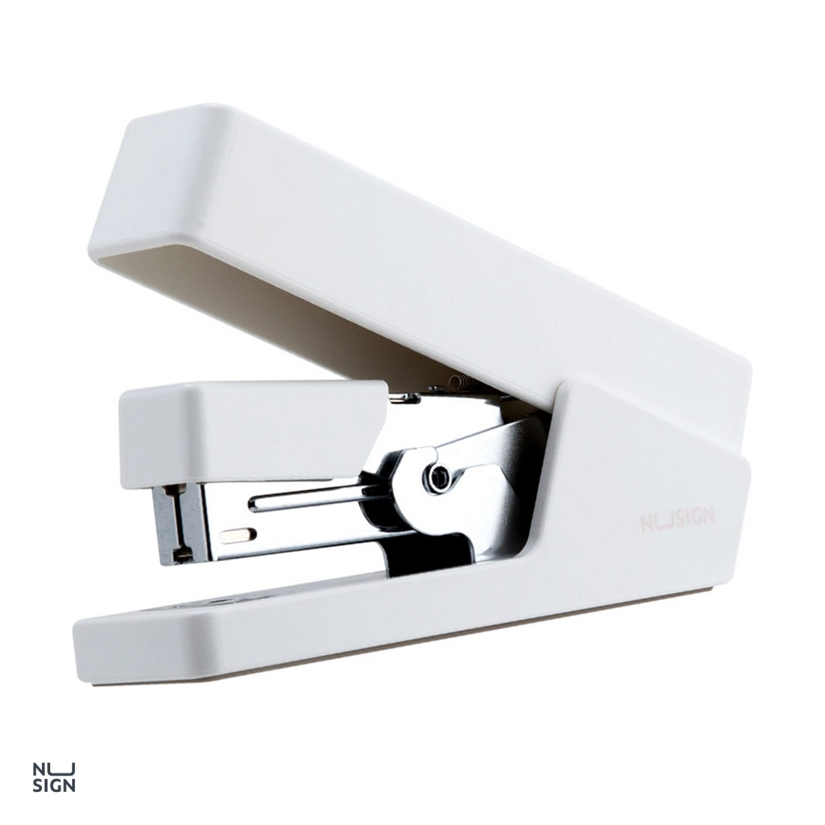 Capsatoare - Capsator 25 coli 26/6 corp metal 081, Nusign, cu baza antiderapanta, pentru capse 24/6, alb