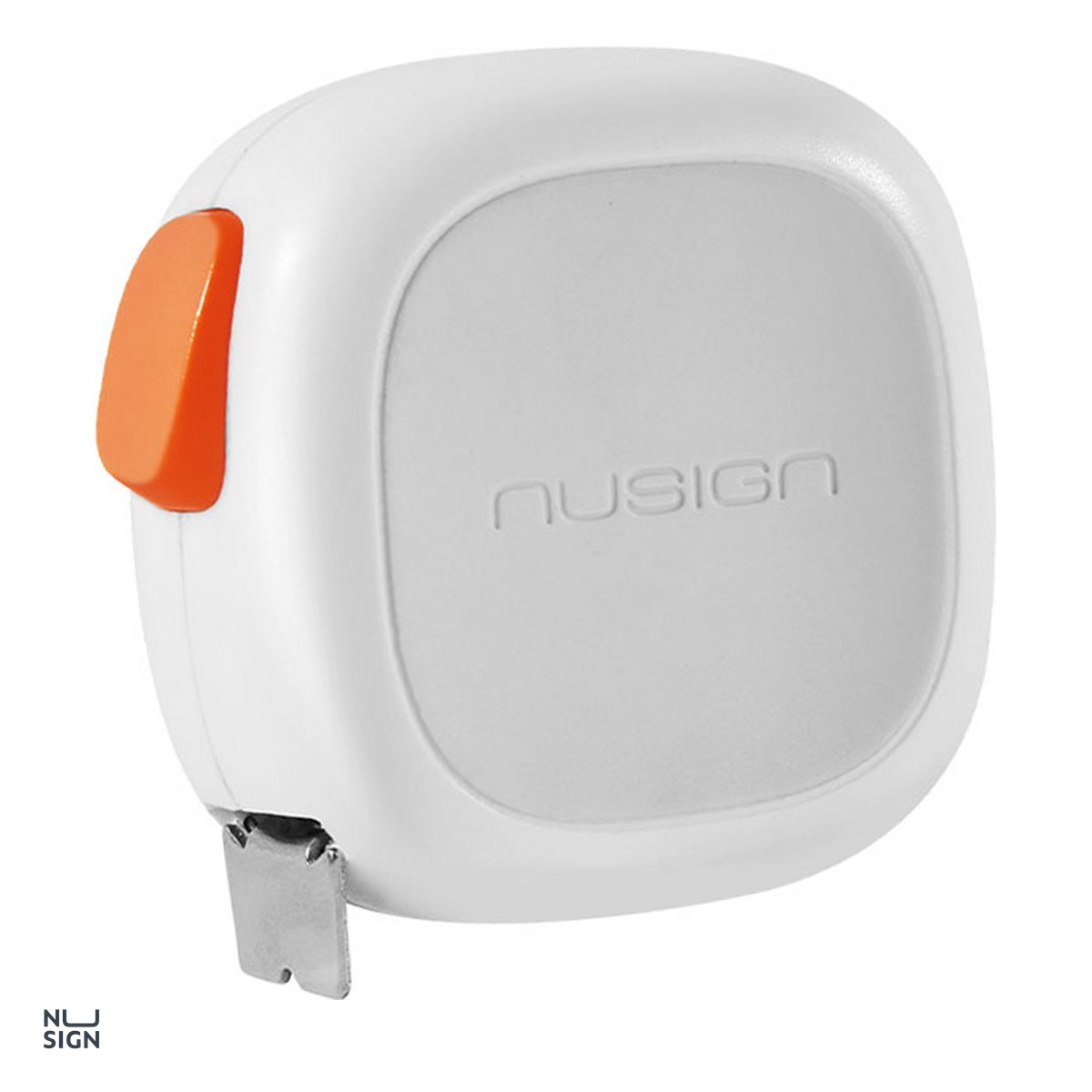 Instrumente masura - Ruleta Nusign, cu baza antiderapanta, 3m, alb