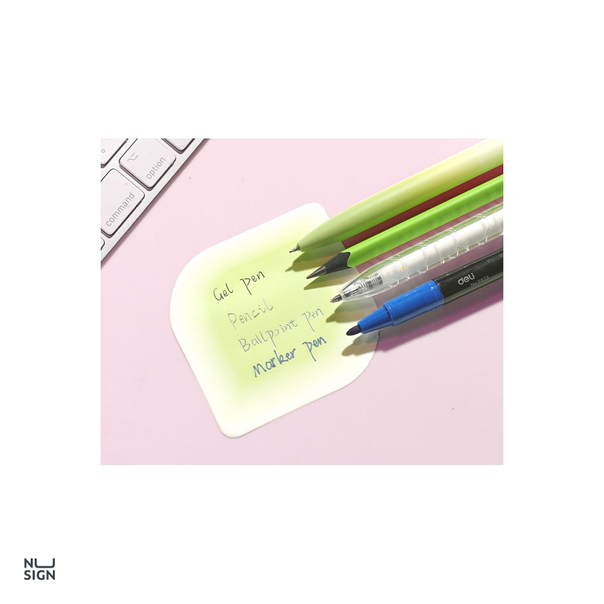 Notes Nusign, autoadeziv 30 file diverse forme culori gradient [4]