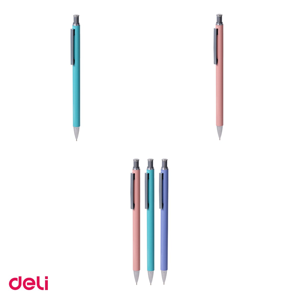 Creion Deli, de 0.7 mm, mecanic corp metal premium [3]