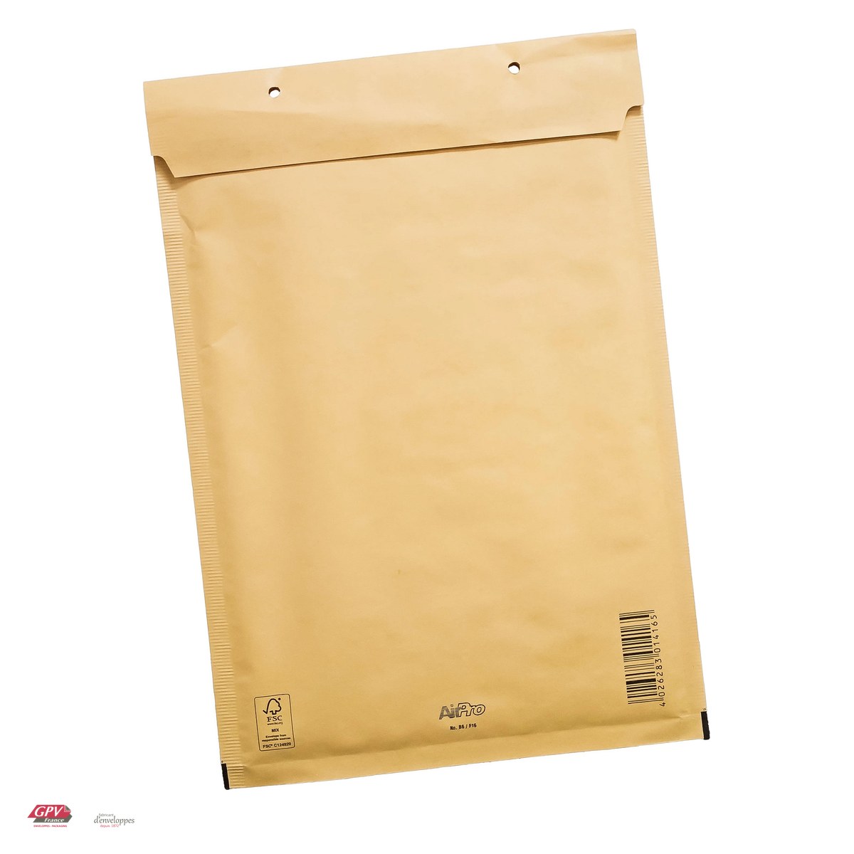 Plicuri - Plic cu bule de aer GPV F16, exterior 240x350 mm, interior 220x340 mm, hartie kraft maro 80 g/mp