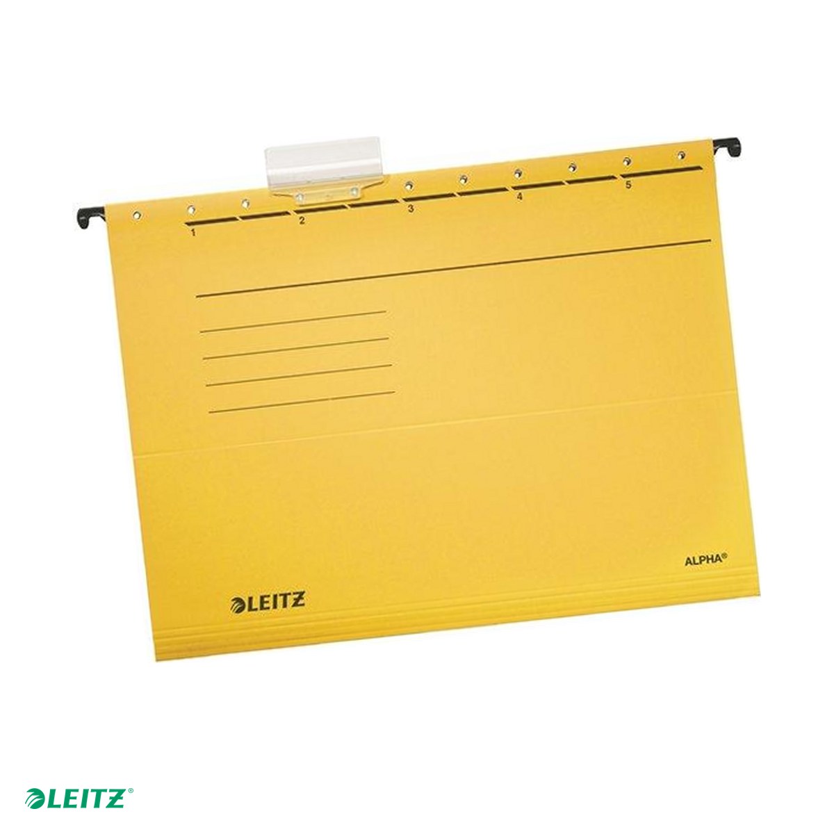 Dosare suspendabile - Dosar suspendabil Leitz Alpha, carton, A4, pentru arhivare, galben