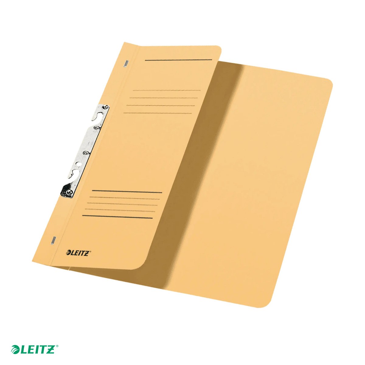 Dosare carton - Dosar cu sina Leitz 1/2, carton, A4, incopciat, capacitate 170 coli, pentru arhivare, kraft