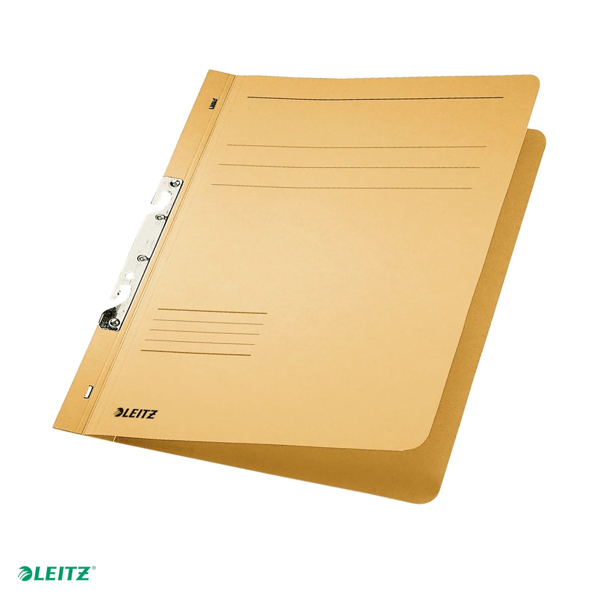 Dosare carton - Dosar cu sina Leitz 1/1, carton, A4, incopciat, capacitate 170 coli, pentru arhivare, kraft