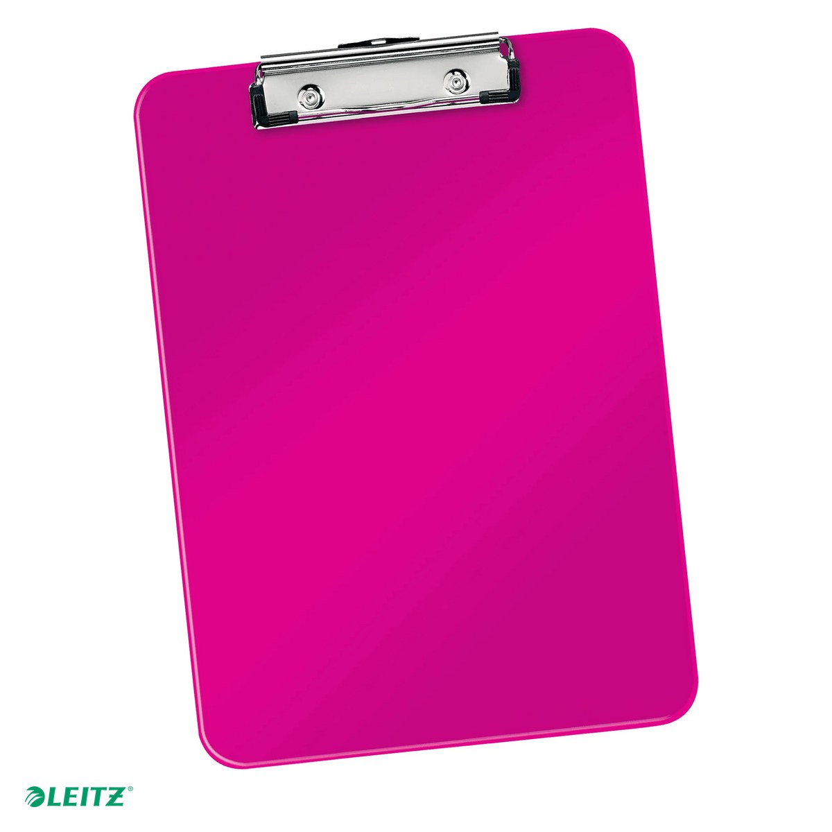 Clipboarduri si suporturi de scriere - Clipboard Leitz WOW, simplu, PS, A4, capacitate 100 coli, roz