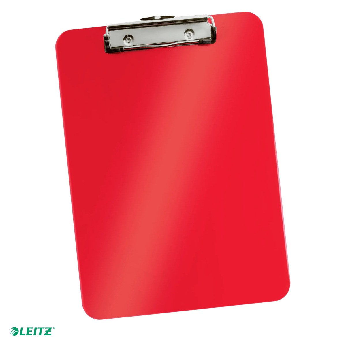 Clipboarduri si suporturi de scriere - Clipboard Leitz WOW, simplu, PS, A4, capacitate 100 coli, rosu