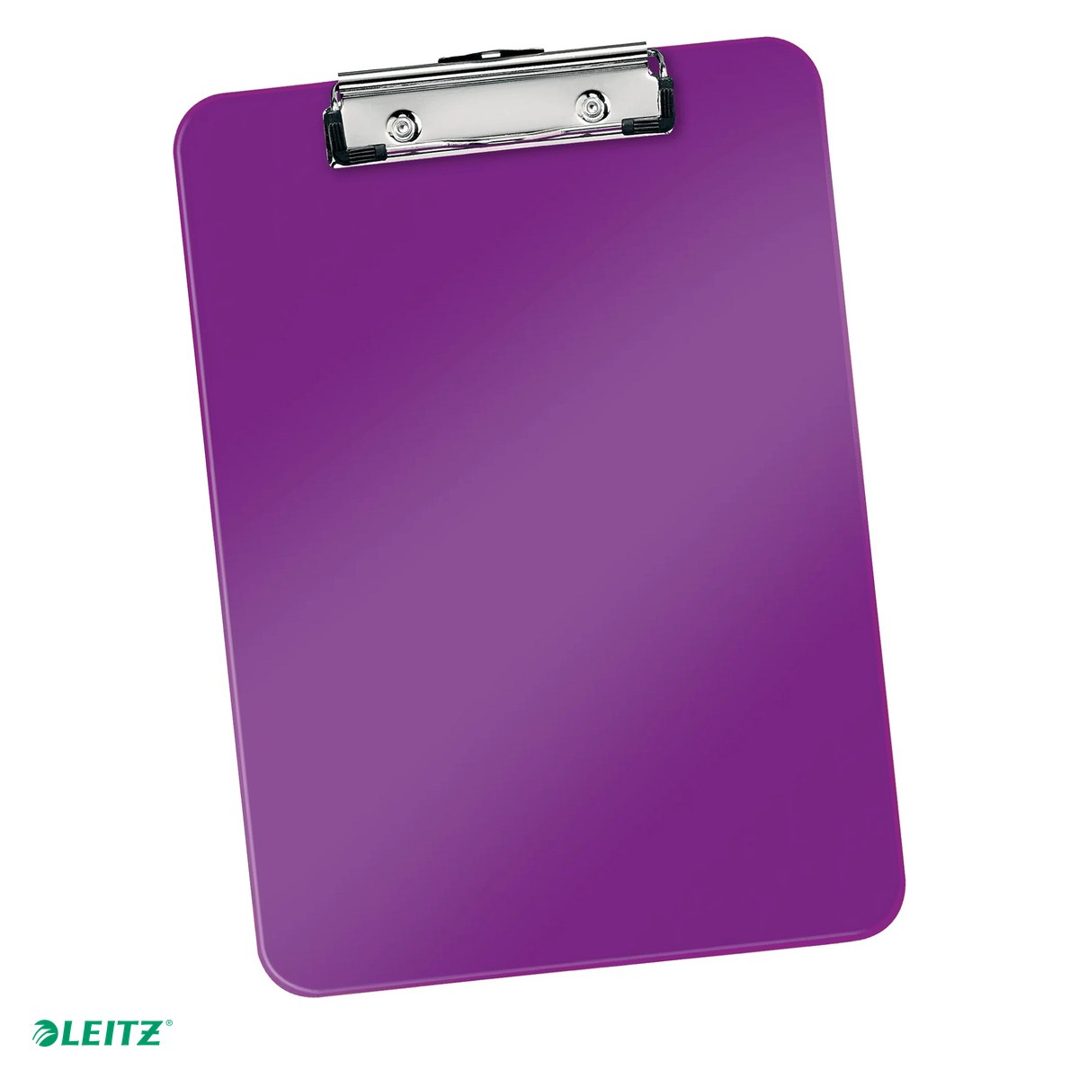 Clipboarduri si suporturi de scriere - Clipboard Leitz WOW, simplu, PS, A4, capacitate 100 coli, mov