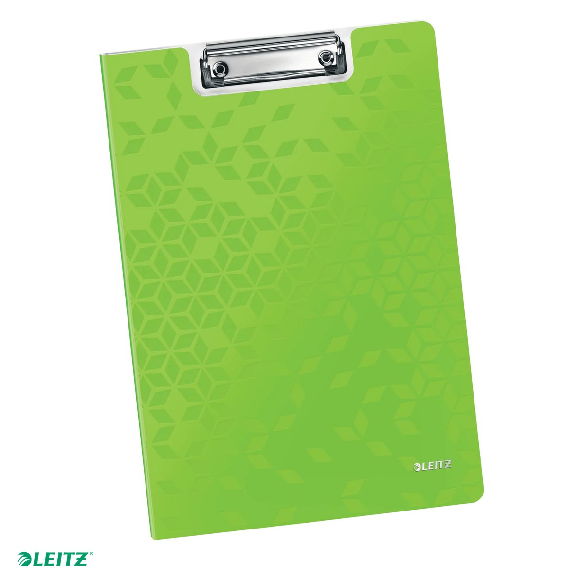 Clipboarduri si suporturi de scriere - Clipboard Leitz WOW, dublu, polyfoam, A4, capacitate 100 coli, verde