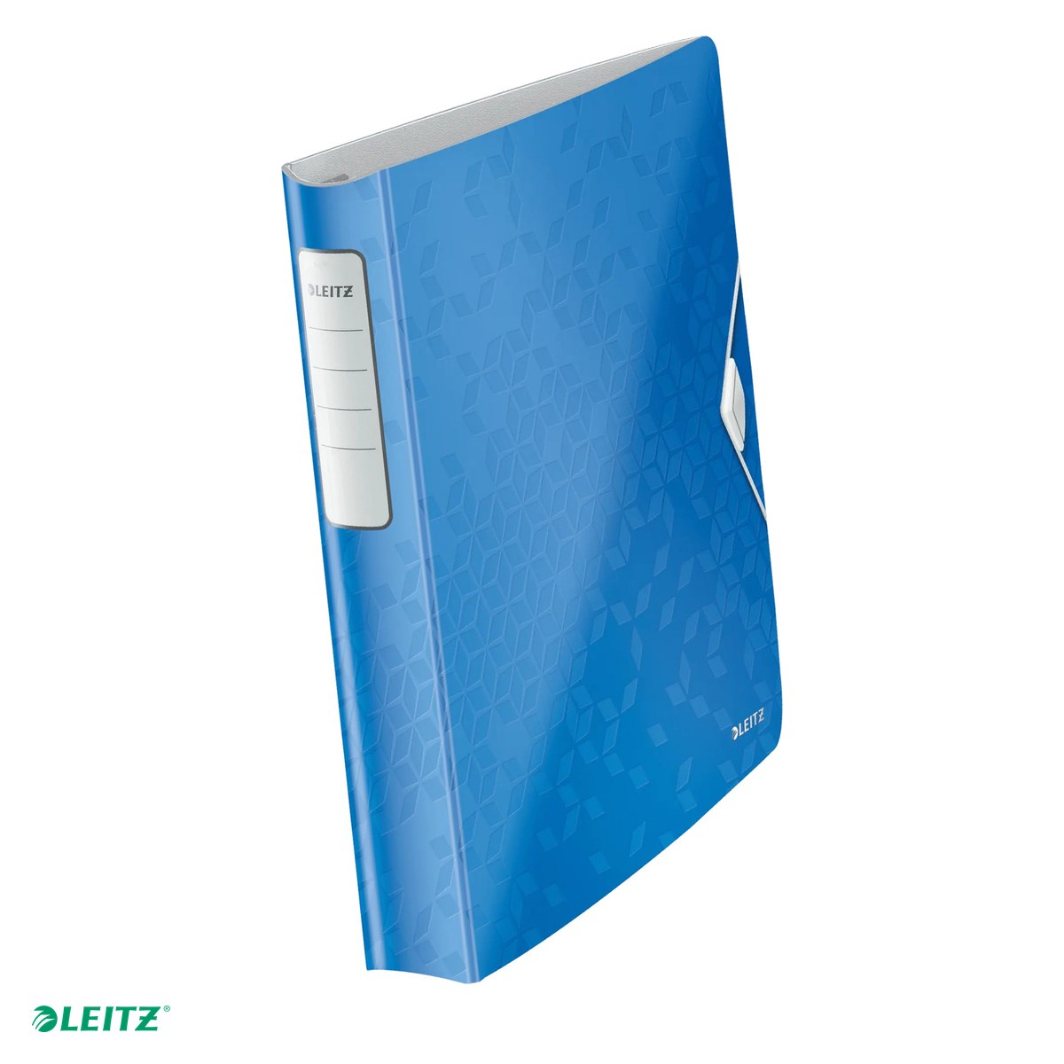 Caiete mecanice - Caiet mecanic Leitz Active WOW SoftClick, polyfoam, A4, mecanism 4DR, inel 30 mm, capacitate 280 coli (80 g/mp), pentru arhivare, albastru
