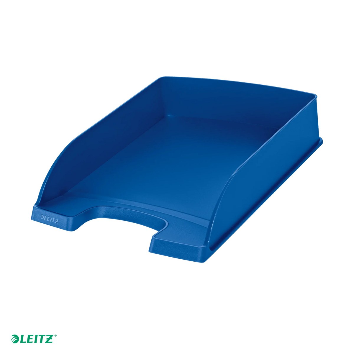 Organizatoare si suporturi de birou - Tavita documente Leitz Plus, PS, A4, albastru