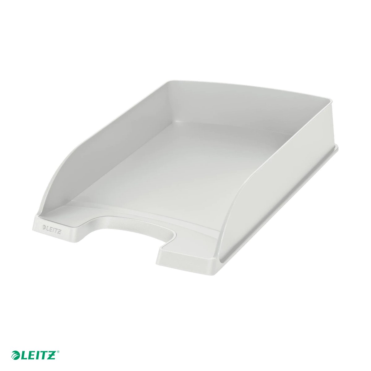 Organizatoare si suporturi de birou - Tavita documente Leitz Plus, PS, A4, gri
