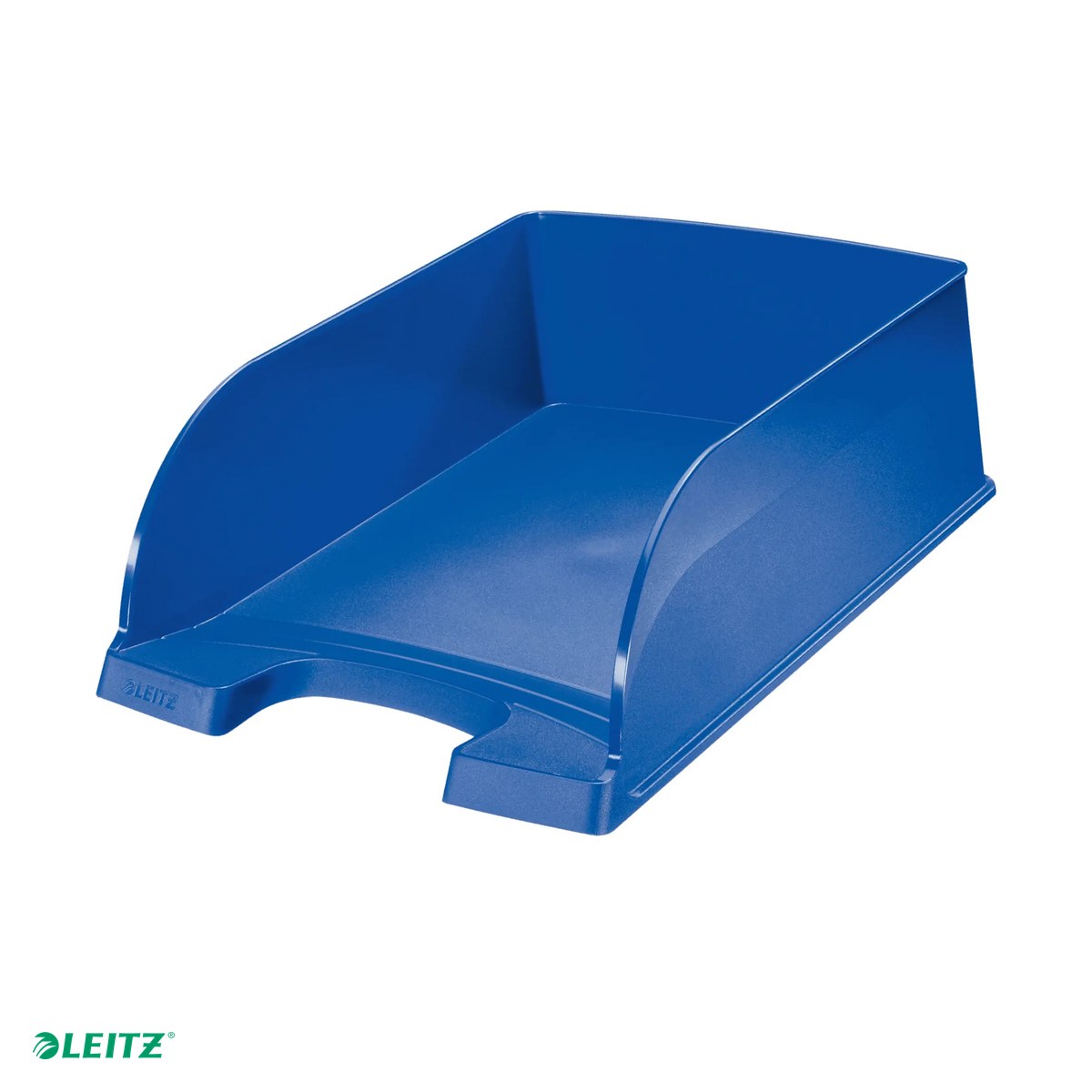 Organizatoare si suporturi de birou - Tavita documente Leitz Plus Jumbo, PS, A4, albastru