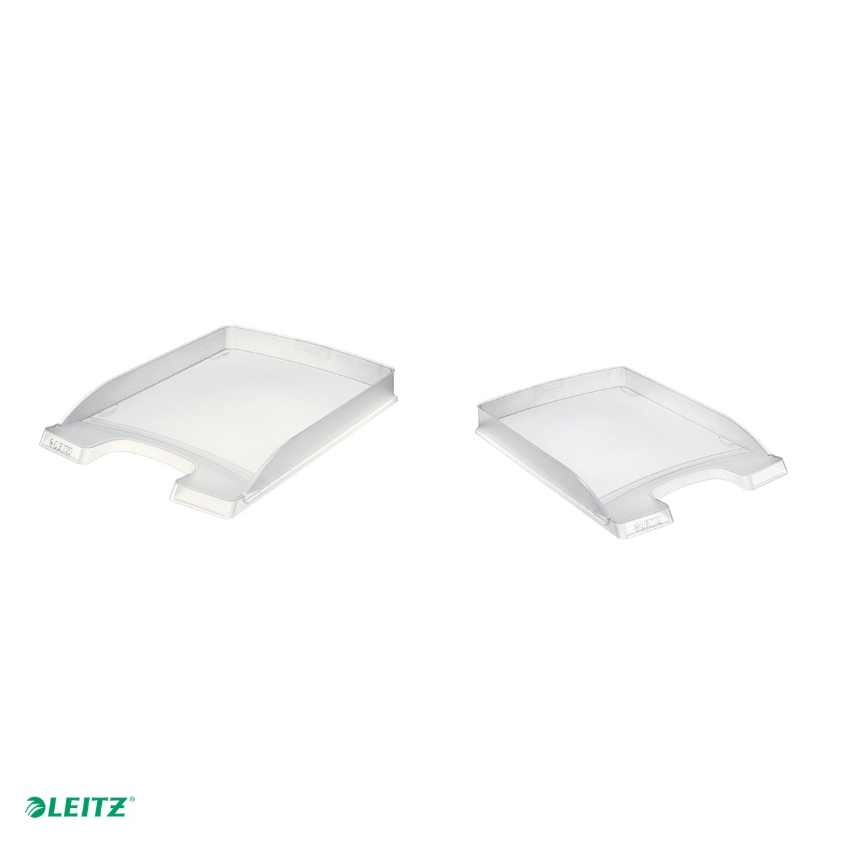 Tavita documente Leitz Plus Slim, PS, A4, capacitate de stocare redusa, ideala pentru uz zilnic, incolor [3]