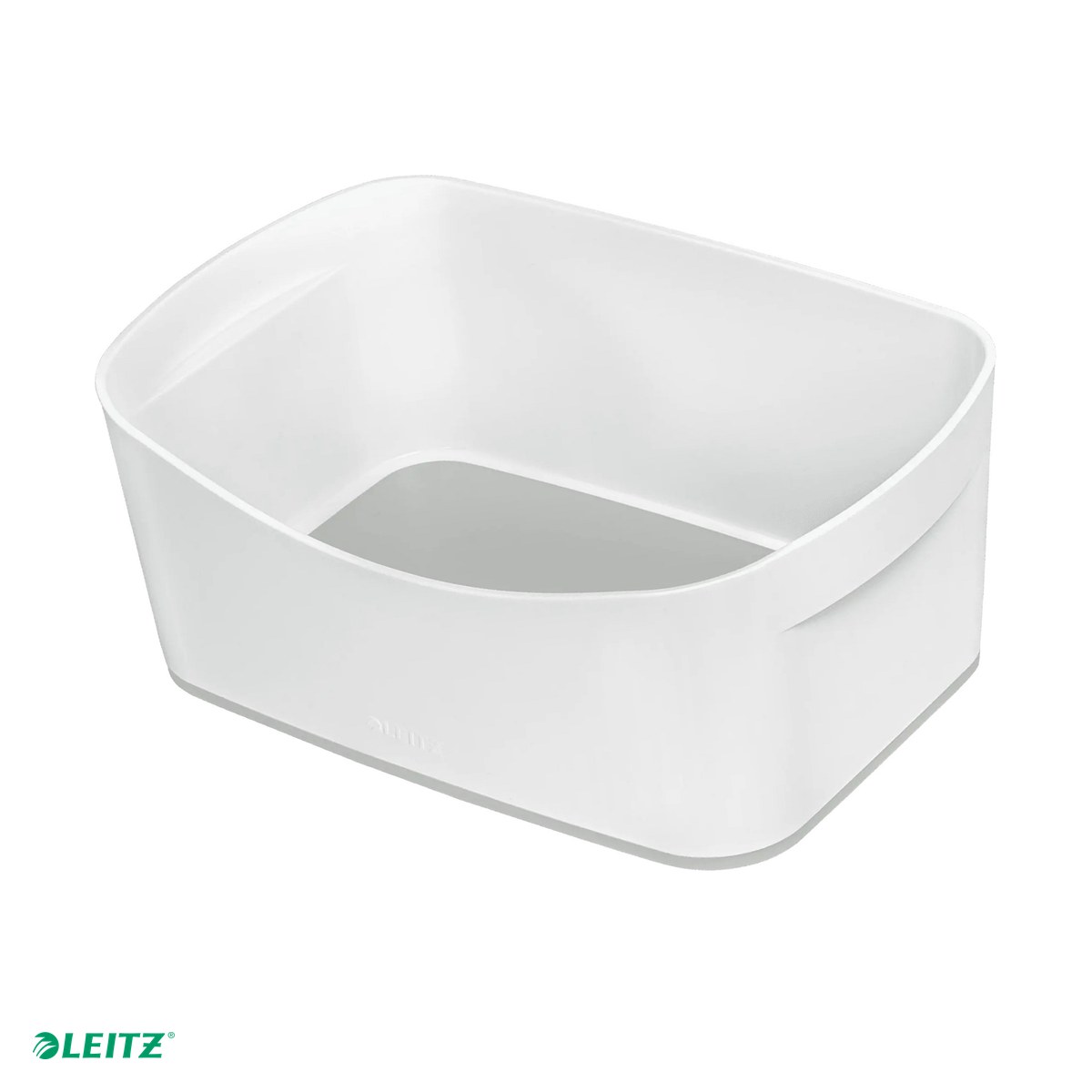 Birotica papetarie - Cutie depozitare Leitz MyBox, 24x9x16 cm, culori duale, alb-gri