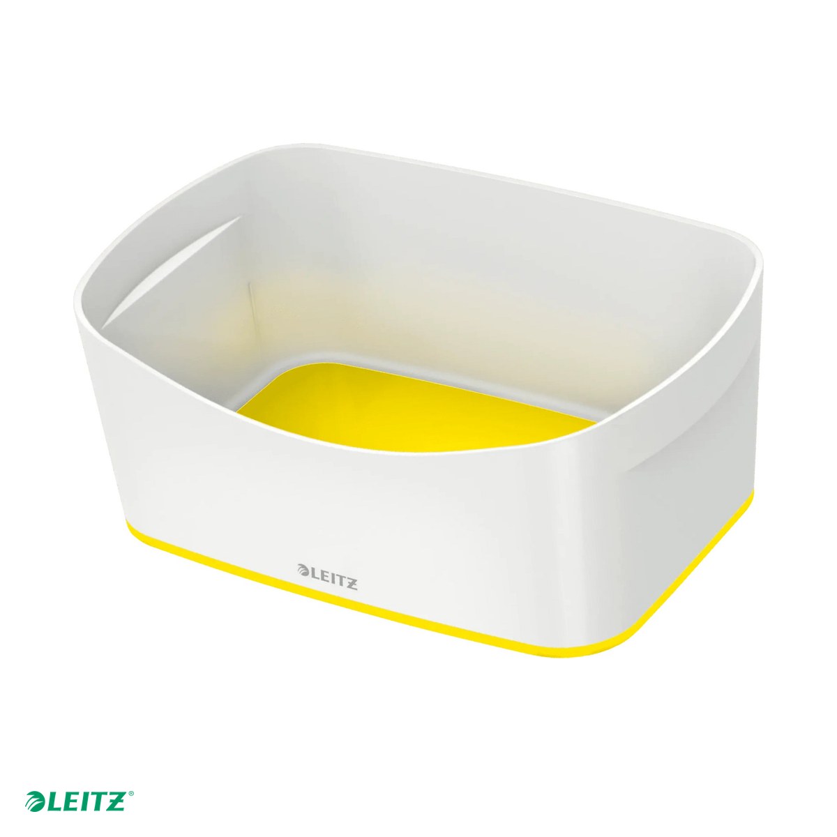 Birotica papetarie - Cutie depozitare Leitz WOW MyBox, 24x9x16 cm, galben