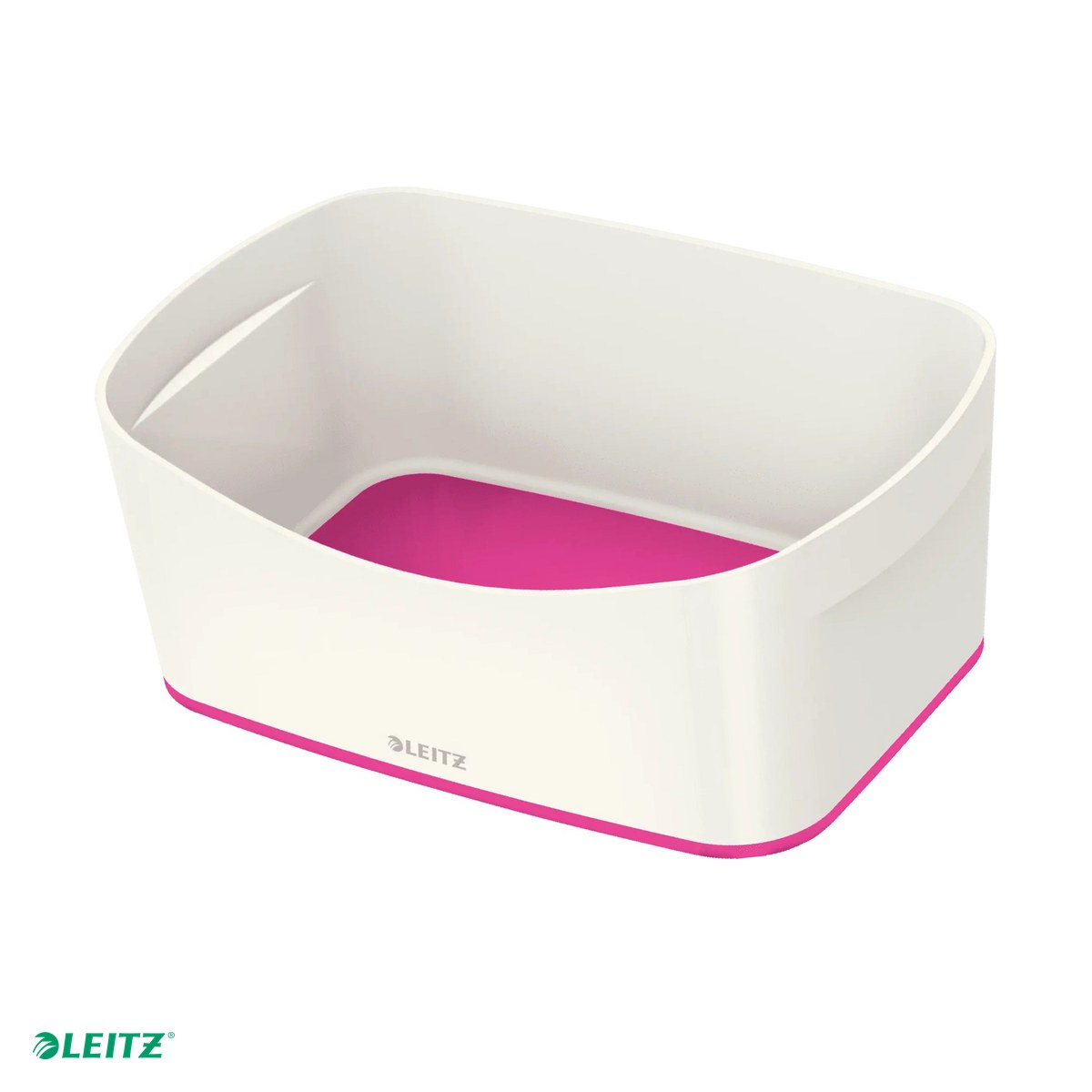 Birotica papetarie - Cutie depozitare Leitz WOW MyBox, 24x9x16 cm, roz