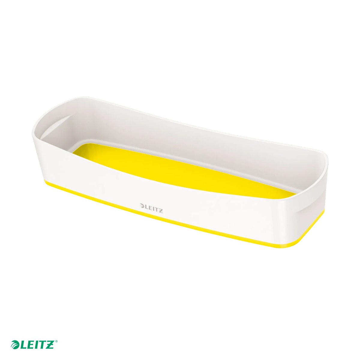 Birotica papetarie - Cutie depozitare Leitz WOW MyBox, 30x5x10 cm, galben