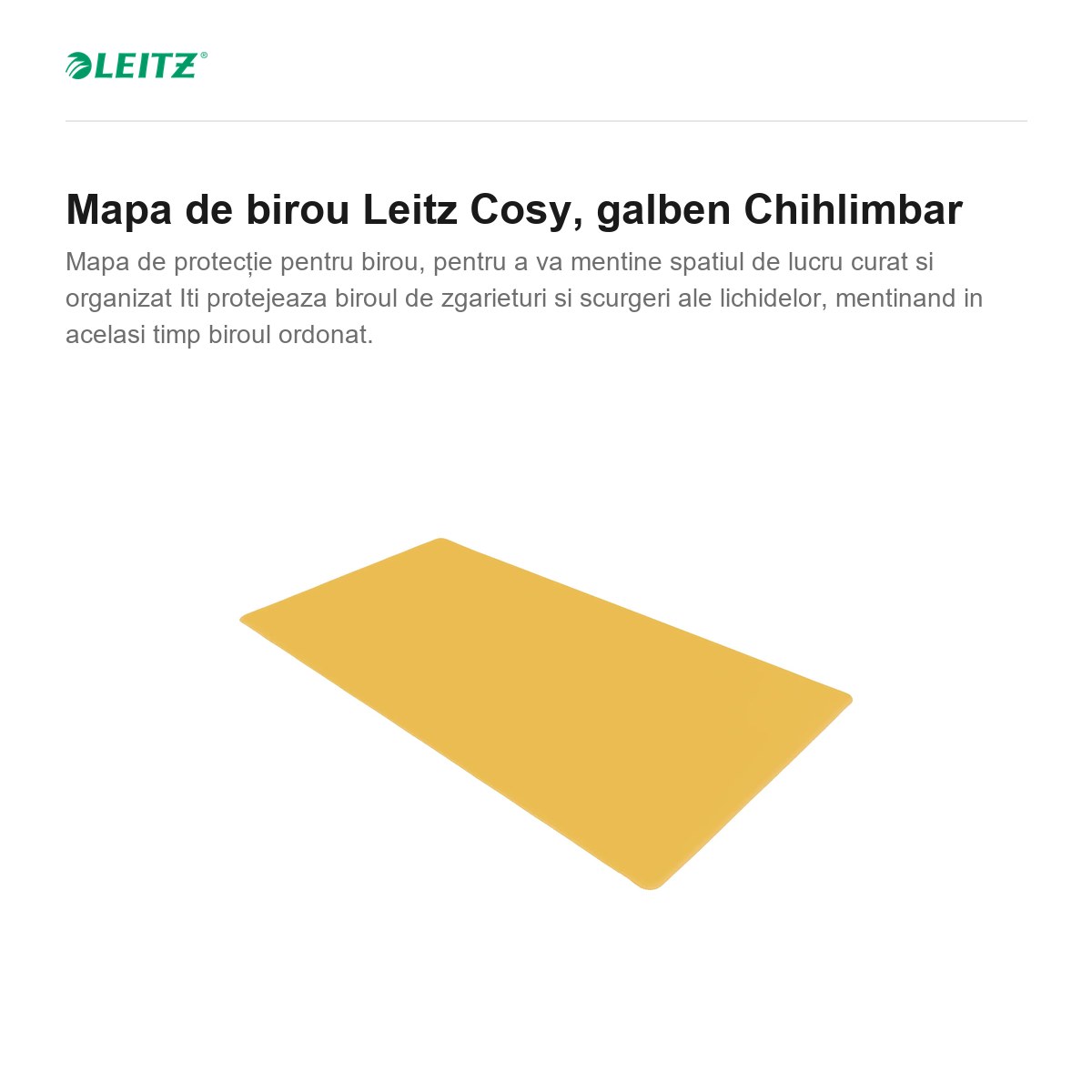 Mapa de birou Leitz Cosy, galben Chihlimbar [1]
