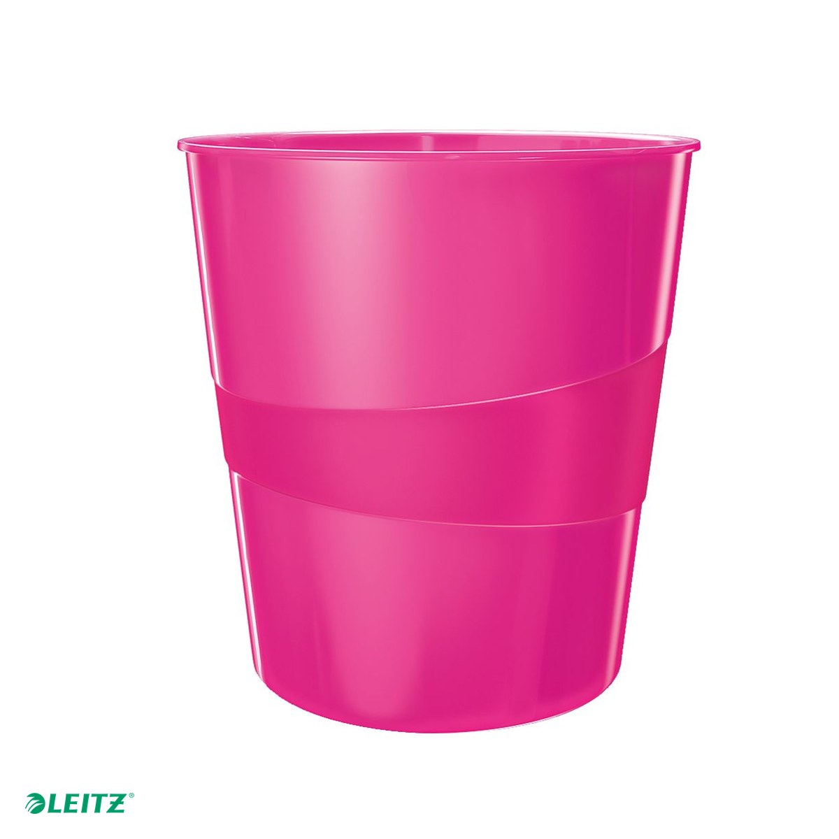 Cos hartii Leitz WOW, capacitate 15 litri, roz [3]