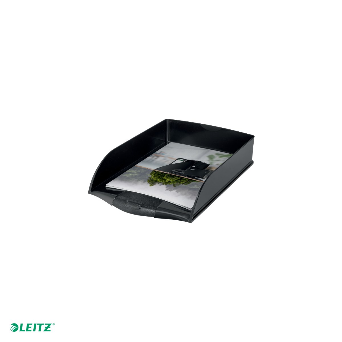 Tavita documente neagra Leitz Recycle, negru [4]