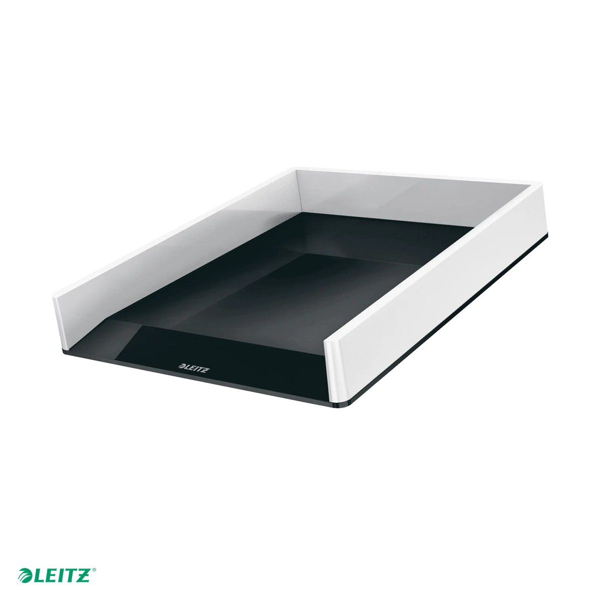 Organizatoare si suporturi de birou - Tavita documente Leitz WOW, PS, A4, culori duale, negru