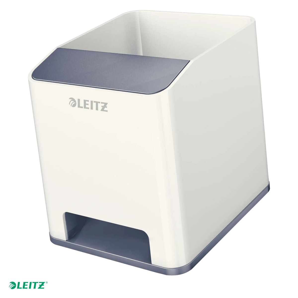 Birotica papetarie - Suport instrumente de scris Leitz WOW cu amplificare sunet, culori duale, alb