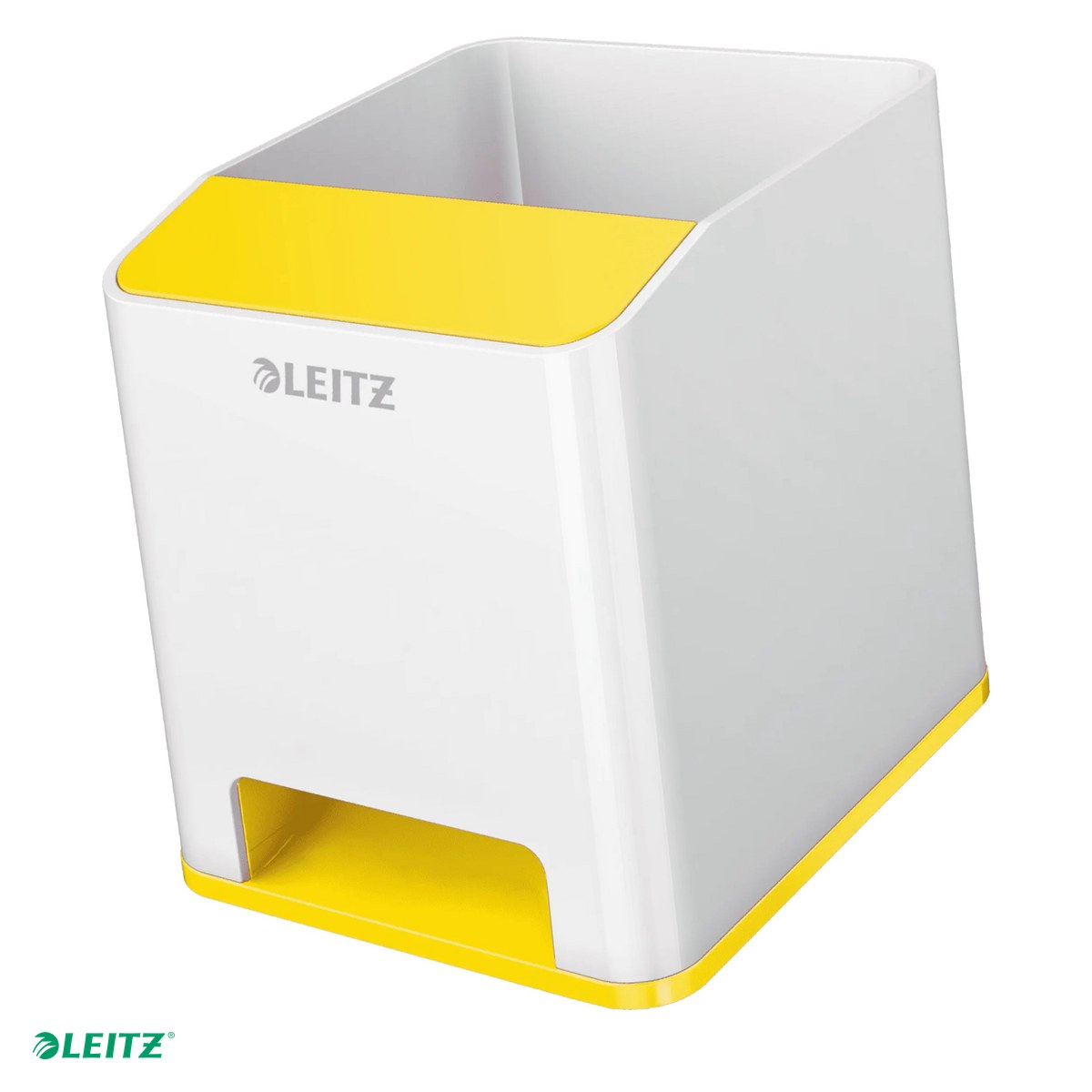 Birotica papetarie - Suport instrumente de scris Leitz WOW cu amplificare sunet, culori duale, galben