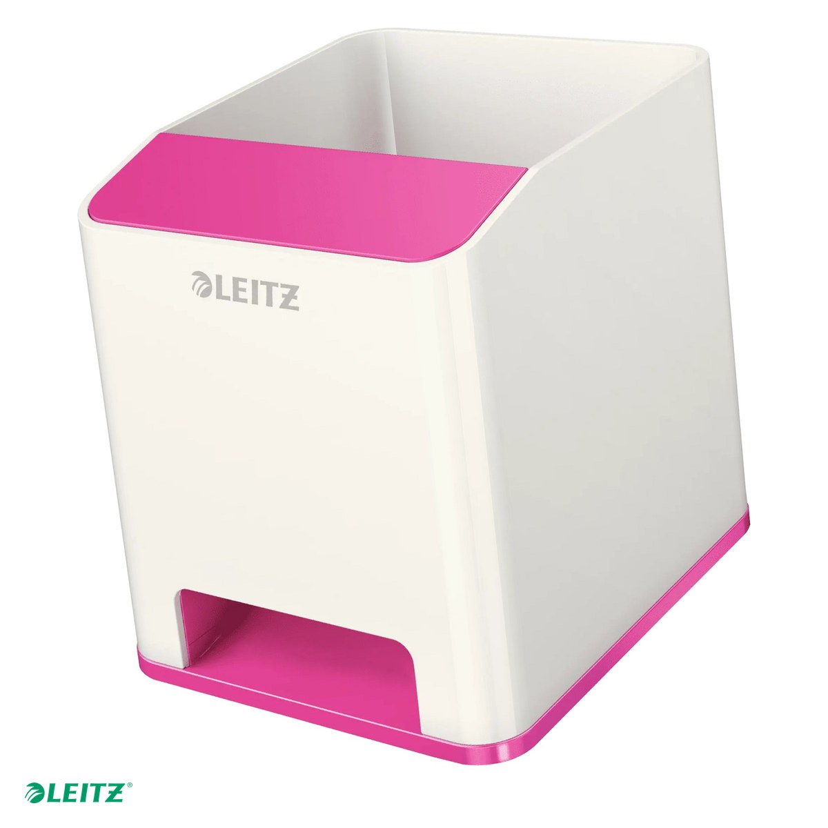 Birotica papetarie - Suport instrumente de scris Leitz WOW cu amplificare sunet, culori duale, roz