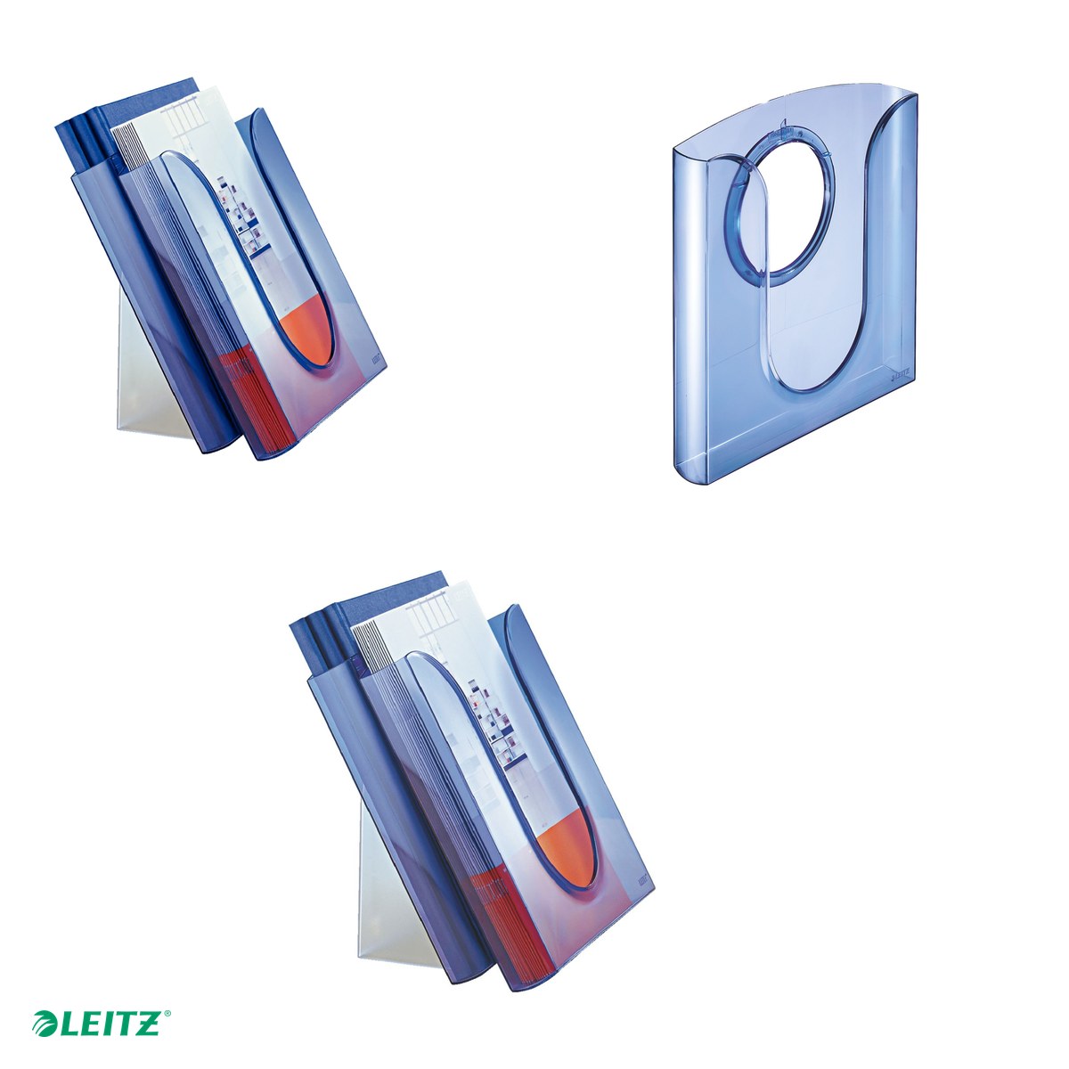 Tavite Leitz Presenter, pentru prezentare, transparent-Albastru [3]