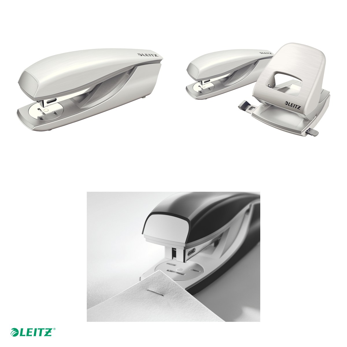 Capsator metalic Leitz Style 5562 NeXXt Series, capsare 30 coli, 200 capse P3 incluse, alb Arctic [3]