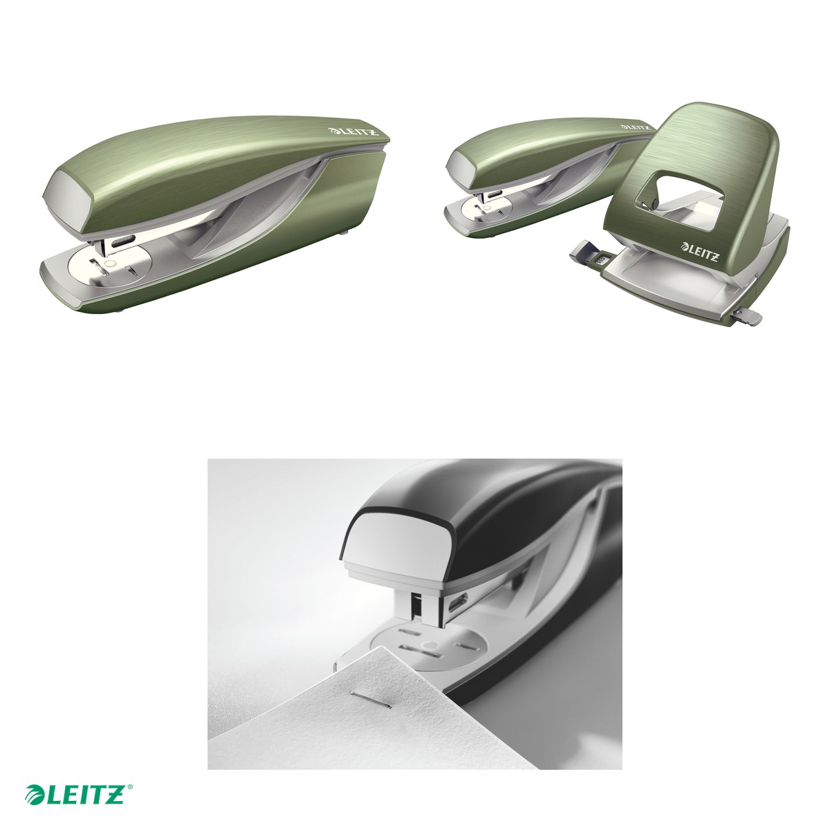 Capsator metalic Leitz Style 5562 NeXXt Series, capsare 30 coli, 200 capse P3 incluse, fistic [3]