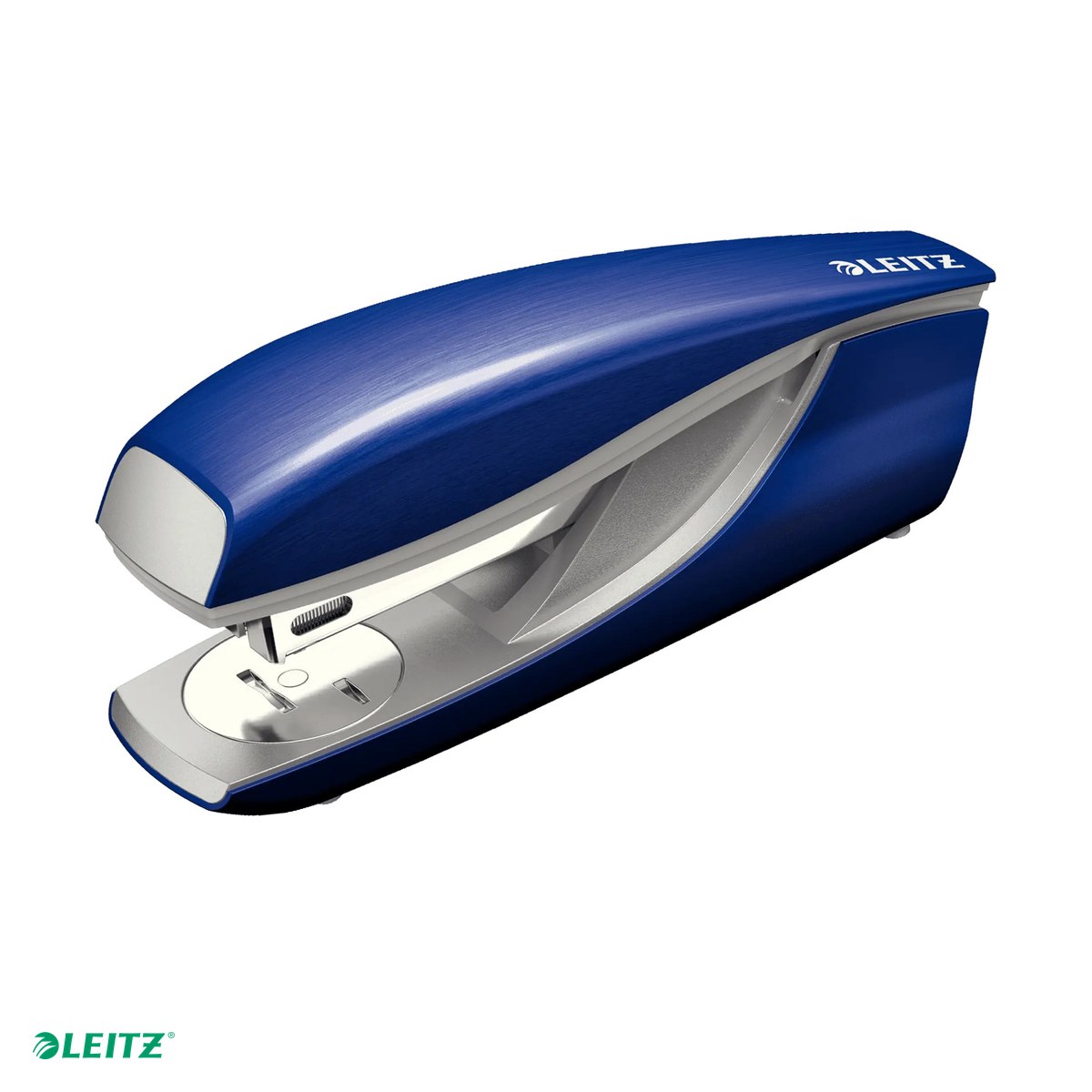 Birotica papetarie - Capsator metalic Leitz Style 5562 NeXXt Series, capsare 30 coli, 200 capse P3 incluse, albastru-violet