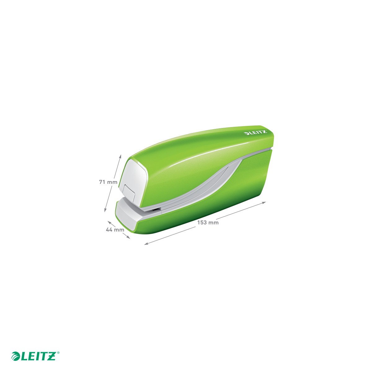 Capsator electric Leitz WOW NeXXt Series, cu baterii, capsare 10 coli, 1000 capse e1 incluse, verde [4]