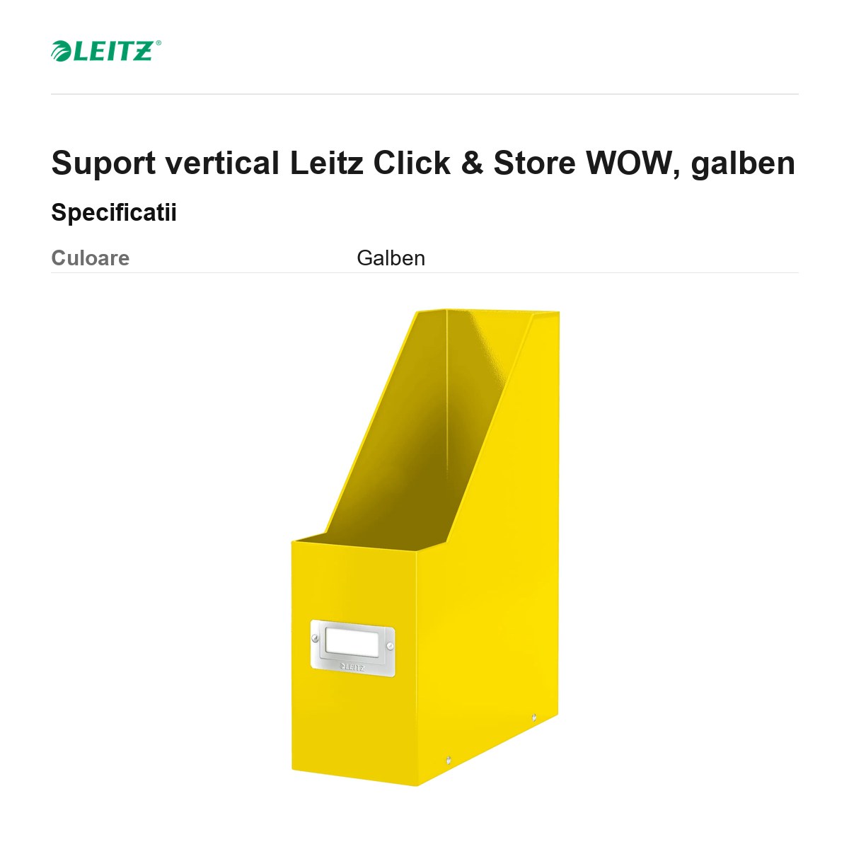 Suport vertical Leitz Click & Store WOW, galben [2]