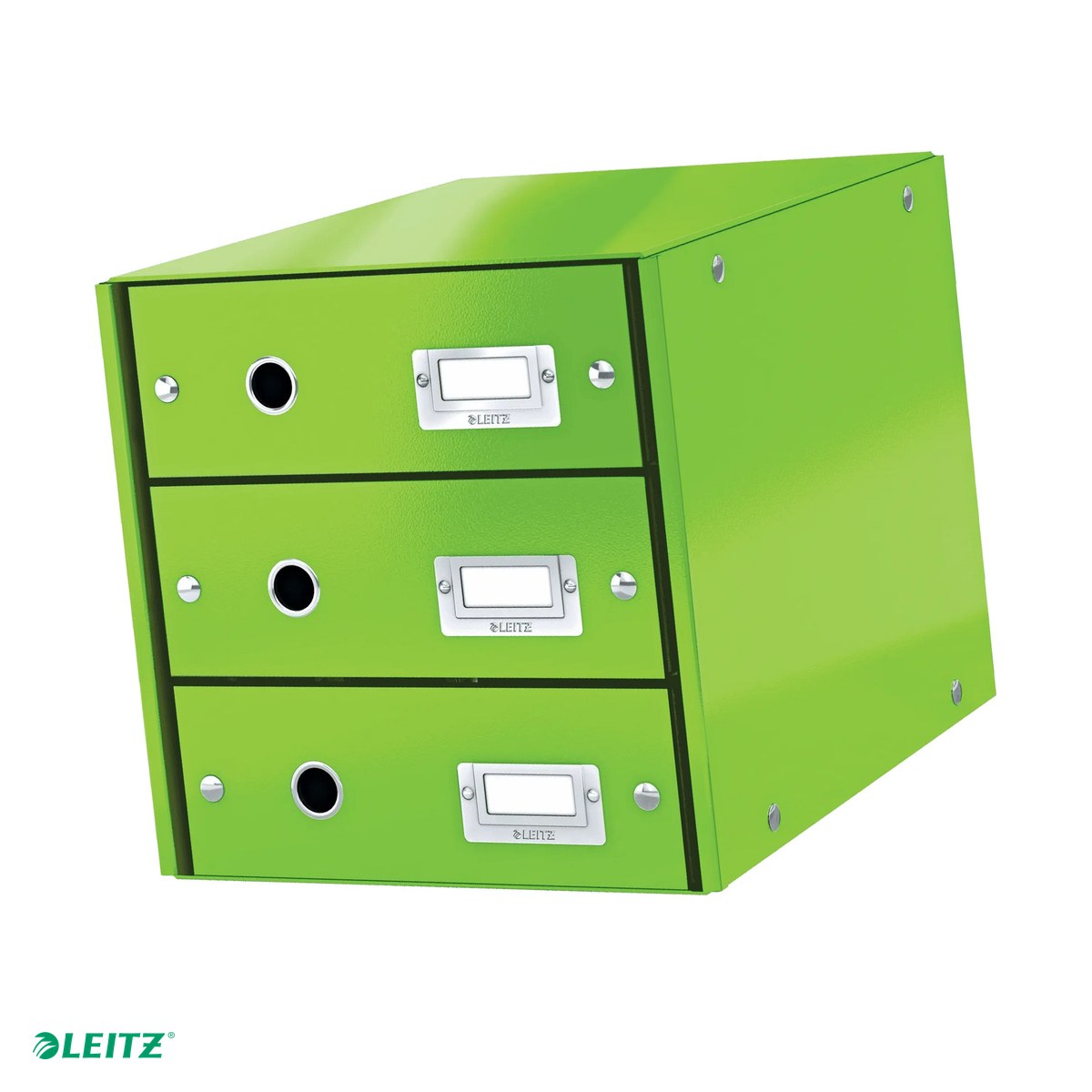 Cutii depozitare - Suport cu sertare Leitz Click & Store WOW (3 sertare), verde