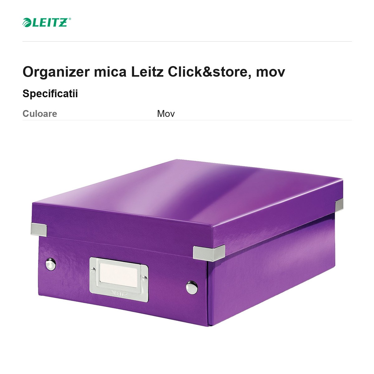 Organizer mica Leitz Click&store, mov [2]