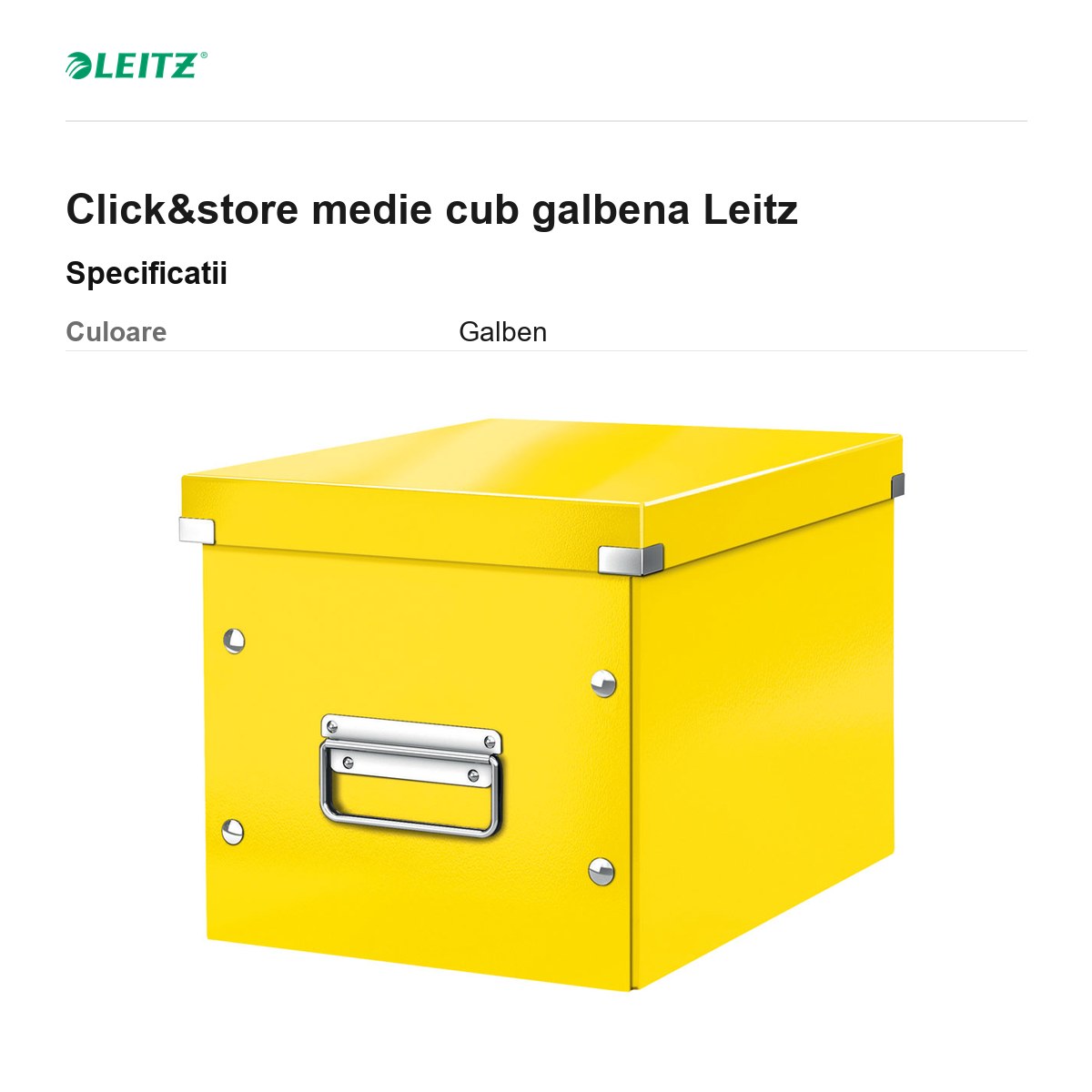 Click&store medie cub galbena Leitz [2]