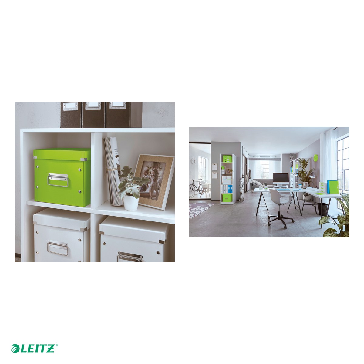 Click&store medie cub Leitz, verde [3]