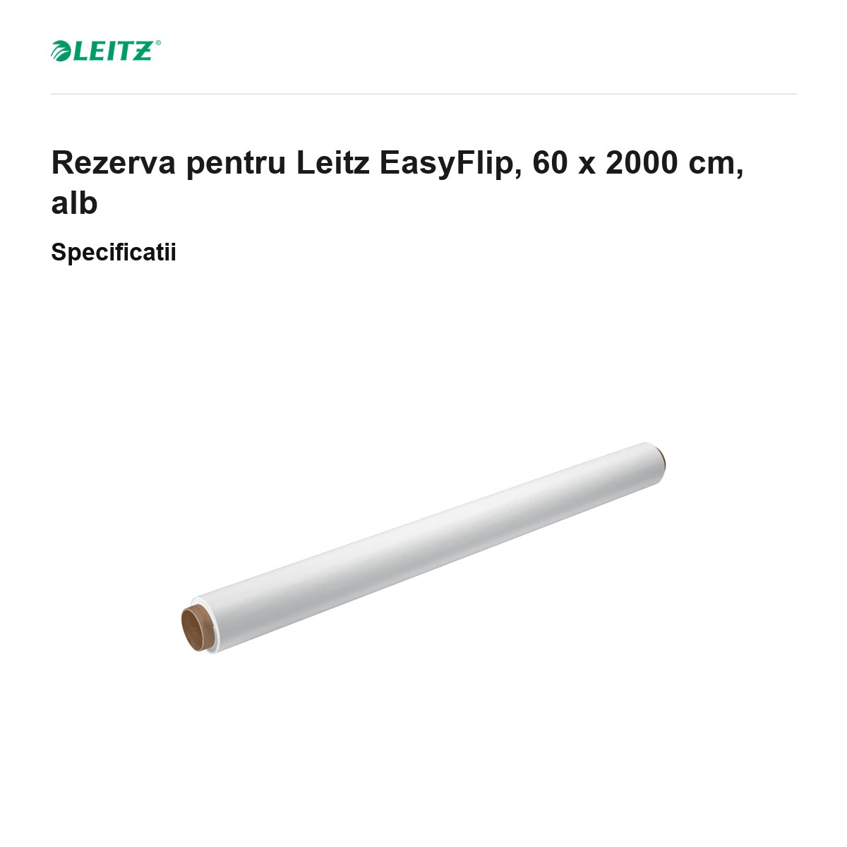 Rezerva pentru Leitz EasyFlip, 60 x 2000 cm, alb [2]