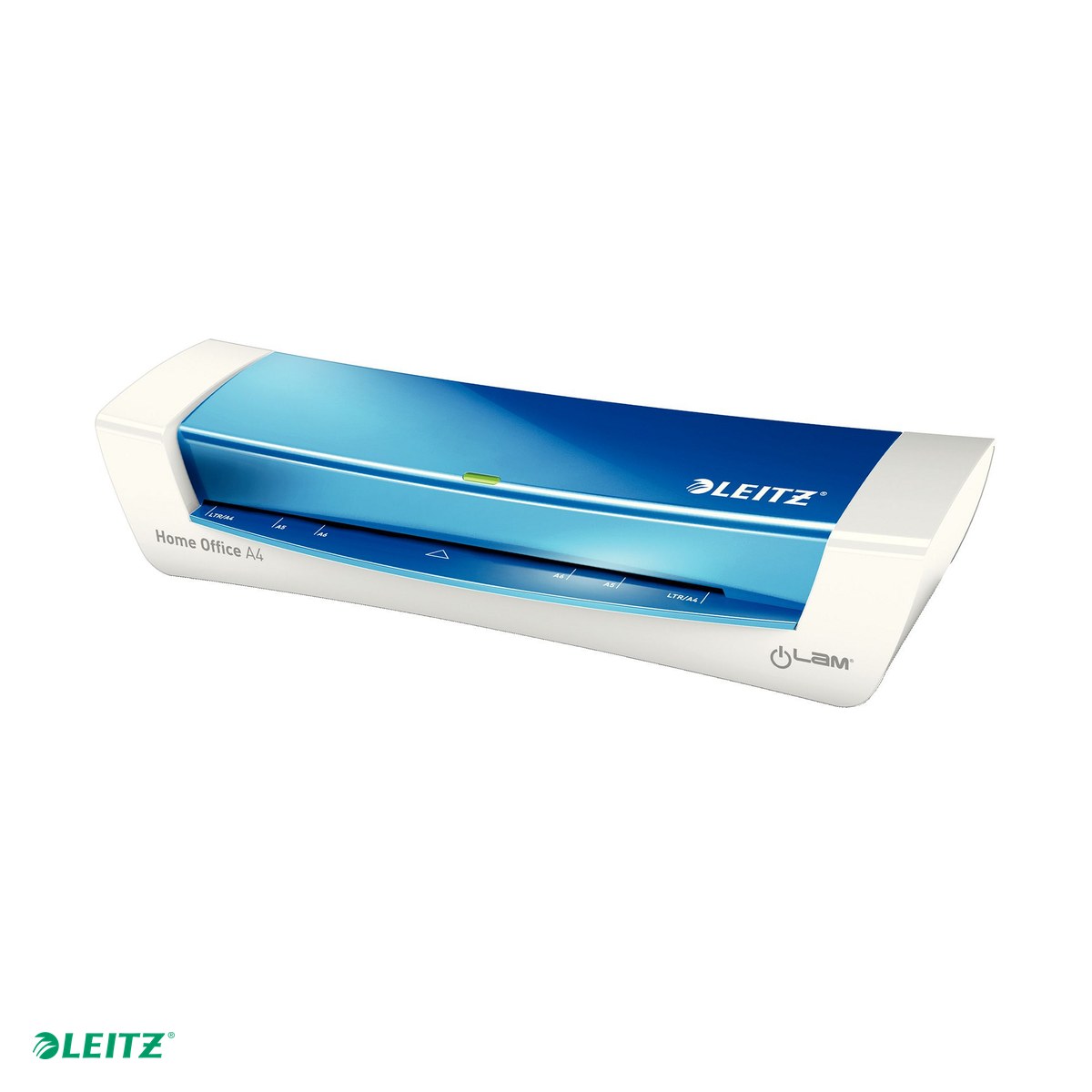 Birotica papetarie - Laminator Leitz iLAM Home Office, A4, kit folii laminare inclus, albastru