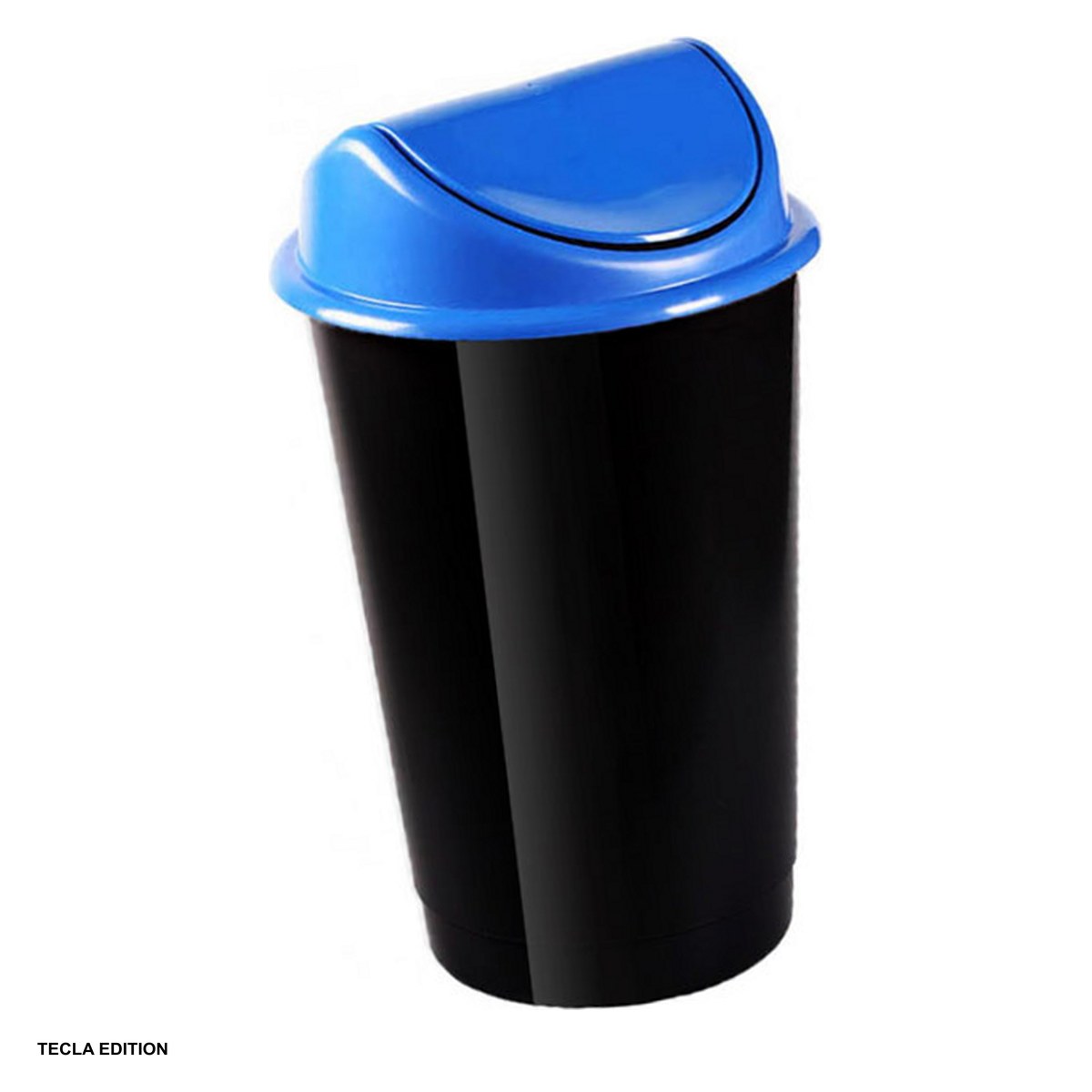 Cosuri de gunoi - Cos de gunoi cu capac batant, capacitate 60 l, pentru colectare selectiva, din plastic foarte rezistent, pentru spatii cu trafic mediu