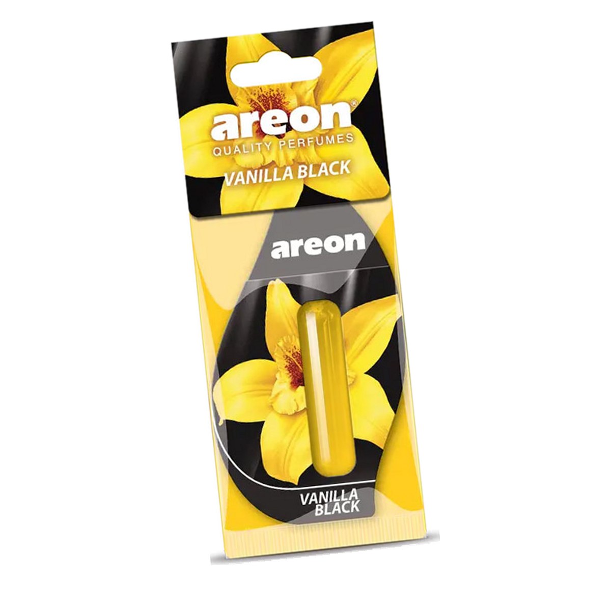 Odorizante auto - Odorizant auto Areon Vanilla Black, lichid, 5 ml, improspateaza aerul si elimina mirosurile neplacute, design compact