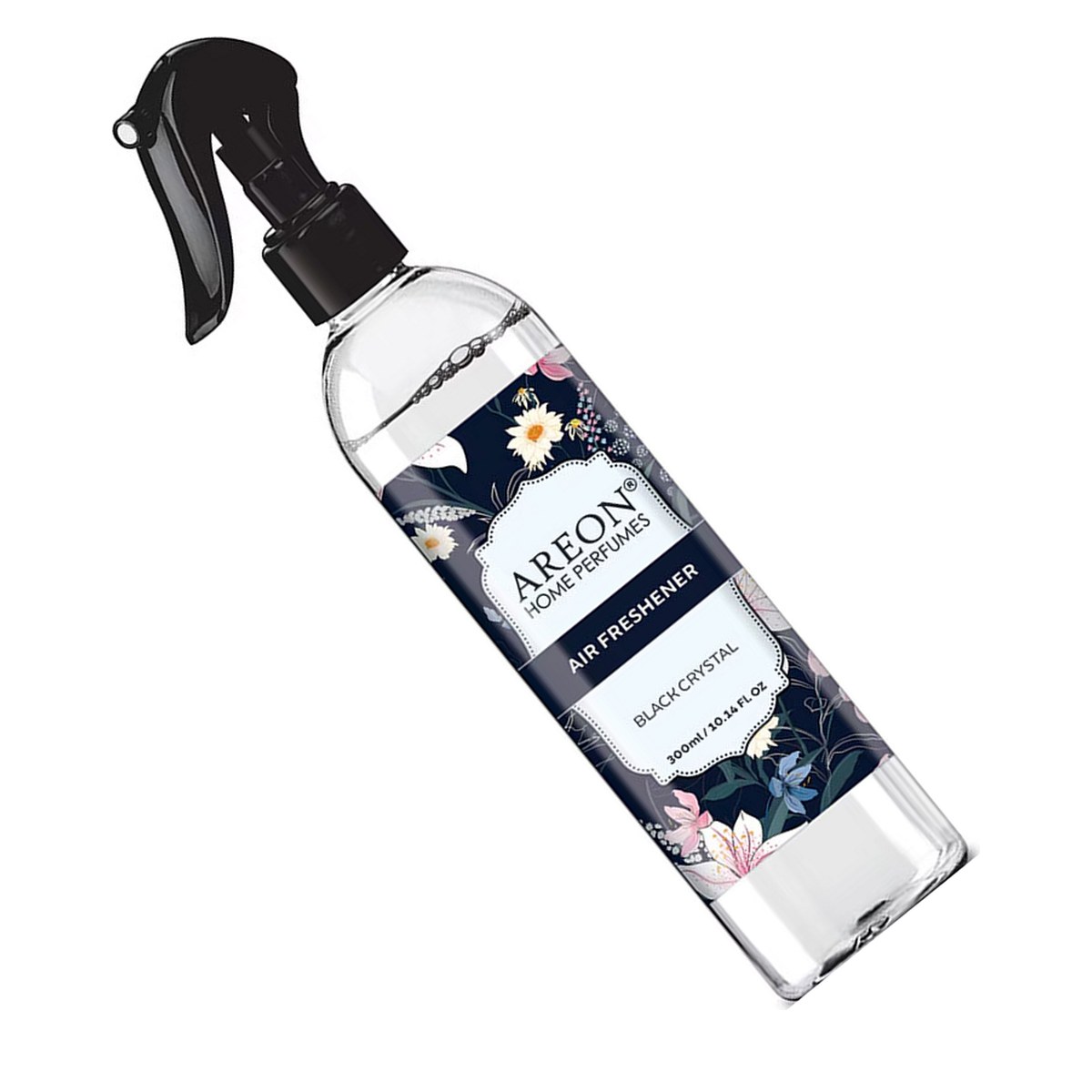 Odorizante camera - Odorizant de camera Areon Black Crystal cu pulverizator, 300 ml, improspateaza aerul si neutralizeaza mirosurile, efect instant